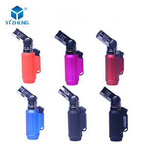Buse à flamme 180 degrés réglable librement, vente en gros de torche à <span class=keywords><strong>gaz</strong></span> <span class=keywords><strong>butane</strong></span> pour cigare, accessoires pour fumeurs - Product Image 1
