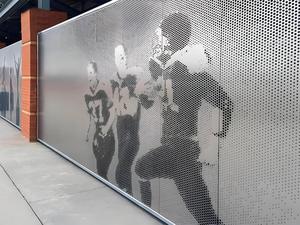 Panneau mural en alliage d'aluminium perforé sur mesure pour villa, murs-rideaux modernes, imperméables et résistants à la corrosion - Product Image 4