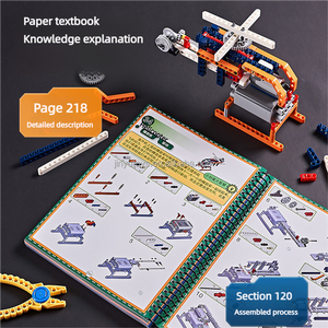 ชุดของเล่นตัวต่อของเล่นสำหรับเด็กหุ่นยนต์โปรแกรม<span class=keywords><strong>ไอ</strong></span>น้ำโปรแกรมได้สำหรับเด็กหุ่นยนต์ควบคุมระยะไกลได้ - Product Image 6
