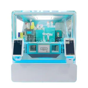 Tự Động Robot Đông Lạnh Sữa Chua Mềm Ice Cream/Cà Phê Máy Bán Hàng Tự Động Thẻ Tín Dụng Thanh Toán Coin-Operated