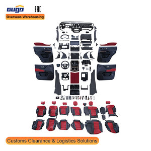 Gugo <span class=keywords><strong>1</strong></span>:<span class=keywords><strong>1</strong></span> mô hình lc200 nội thất nâng cấp lên lc300 gr màu đỏ & đen với ghế bọc da phụ tùng ô tô - Product Image 1