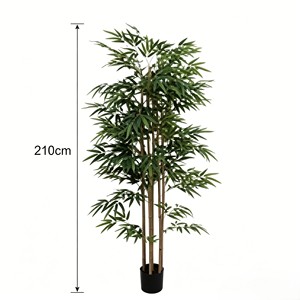 Árbol de Bambú Artificial Grande – Planta de Plástico Simulada para Decoración de Paisajes Interiores y Exteriores - Product Image 2