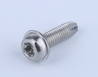 Vis métriques personnalisables en acier inoxydable 201/304/316 de haute qualité avec rondelle et tête Torx # M2-12 # A2-70