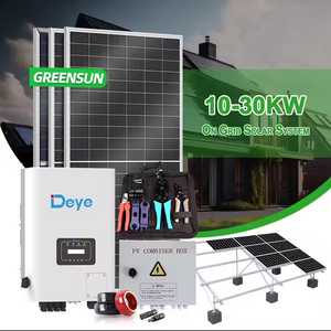 Greensun più venduto sistema di energia solare sulla griglia 10Kw 15Kw 20Kw 30Kw tutto in un sistema di energia solare <span class=keywords><strong>Pv</strong></span> sulla rete - Product Image 1