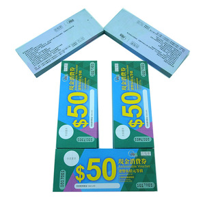 Papel <span class=keywords><strong>para</strong></span> Boletos en Forma de Z (Plegado en Z) con Holograma y Diseño Estampado en Caliente, Vales de Papel Offset/<span class=keywords><strong>Cupones</strong></span> Perforados - Product Image 6