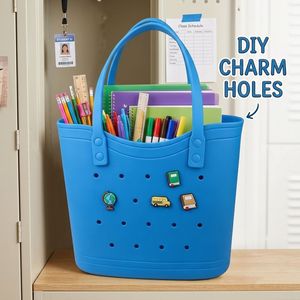Bolsa de Transporte Grande para Estudiantes de EVA de Fábrica HGD, Impermeable y Duradera, para Guardar Libros Escolares, con Orificios para Material Escolar - Product Image 1