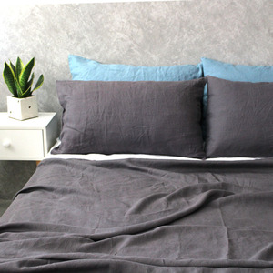 Bốn Mùa Sang Trọng Sử Dụng 4Pc 100% Vải Gai Dầu Nguyên Chất Bộ Đồ Giường Có Màu Sắc Tươi Sáng - Product Image 2