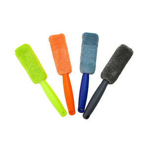 Brosse à roues de voiture en microfibre pour le nettoyage et l'élimination des taches avec des poils doux pour une utilisation sûre sur les surfaces des véhicules - Product Image 4