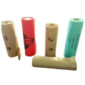 จำหน่ายถุงขยะสำหรับสุนัขแบบม้วน PE ย่อยสลายได้ทางชีวภาพ - Product Image 2