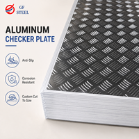 Tôles d'aluminium antidérapantes à motif losanges 1060 H24 1100 H18 3003 H24 5052 H24