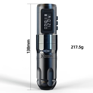 Có thể điều chỉnh đột quỵ không dây hình xăm Bút máy microblading công cụ kit trang điểm vĩnh viễn hộp Mực hộp mực xăm microblading - Product Image 5