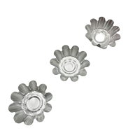 Conteneur rond en aluminium avec couvercle en aluminium, qualité alimentaire, résistant au four, écologique, pour tartelettes aux œufs, pâtisserie, dessert