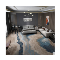 Moquette murale 80 % laine et 20 % nylon, vente chaude en usine pour hôtels et salons, classée 5 étoiles pour usage domestique