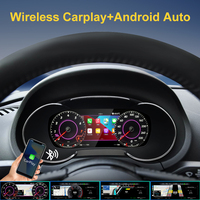 STWEI Écran numérique LCD 10,3 pouces pour AUDI A3 2013-2020 Tableau de bord Compteur de vitesse CarPlay sans fil Android Auto