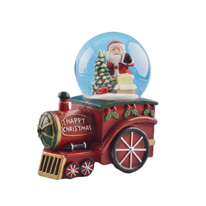 Venta al por mayor Navidad resina Santa <span class=keywords><strong>Claus</strong></span> muñeco <span class=keywords><strong>de</strong></span> nieve globo <span class=keywords><strong>de</strong></span> nieve con música ligera regalos <span class=keywords><strong>de</strong></span> Navidad - Product Image 1