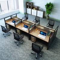 Mobilier de bureau Design moderne de poste de travail du personnel pour l'entreprise pour l'école, l'hôpital et l'immeuble de bureaux