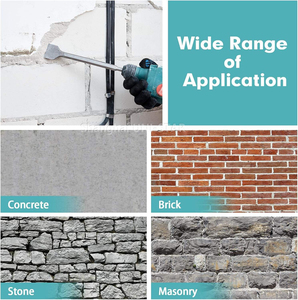 Wear-<strong>Resistant</strong> SDS PLUS/SDS MAX/HEX <strong>Hammer</strong> <strong>Drill</strong> Chisel Bits Wide Flat Point Scaling Chisels Tool for Concrete Brick Wall Rock - Product Image 6