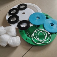 Kit de reconstruction de liste de pièces de pompe à diaphragme ARO 637433-144 avec sièges pour réparer Ingersoll Rand 3 ''666300