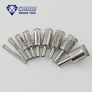 Punta da trapano diamantata elettroplaccata da 6mm-50mm per uso a umido, per piastrelle in ceramica, vetro e gres porcellanato - Product Image 3