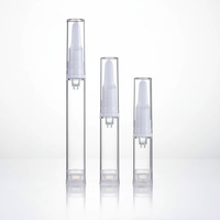 Flacon pompe airless mini en plastique pour cosmétiques, 5ml 10ml 15ml, pour crème contour des yeux, fond de teint, lotion, réutilisable, imprimé UV