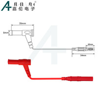 Câble de test JIALUN 4 mm avec fiche banane, sonde multimètre en silicone super souple, fil de test pour multimètre numérique