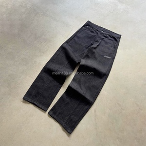 Custom Japanese Raw Selvedge <b>Denim</b> Pants for Men Straight Leg Heavweight Jeans Raw Selvedge <b>Denim</b> Jeans Manufacturer - Product Image 1