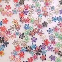10 pièces de fleurs de marguerite en résine à dos plat pour embellissement de scrapbooking DIY, coques de téléphone, cadres photo, décorations de gâteaux et accessoires de coiffure