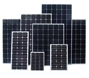 แผงโซลาร์เซลล์แบบโมโนคริสตัลไลน์สีดำทั้งหมด กำลังไฟต่ำ 10w 20w 30w 40w สำหรับใช้ในครัวเรือน ขายส่ง แรงดัน 16V - Product Image 5