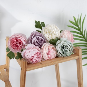 ดอกกุหลาบประดิษฐ์ CallaFloral ก้านเดี่ยว ผ้าทอแบบ Pan Weaving สำหรับตกแต่งงานแต่งงานและบ้าน - Product Image 1