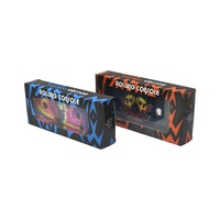 Kit de remplissage de cônes pré-roulés Gemini Skull Print avec plateau de remplissage, stylo de remplissage et brosse de nettoyage – Accessoire pour fumeurs