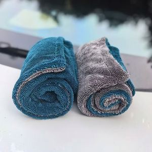 Serviette de séchage pour voiture en microfibre sans bords, séchage rapide, tissée, torsadée, 40x40, couleur unie, absorbante, lavable en machine - Product Image 5