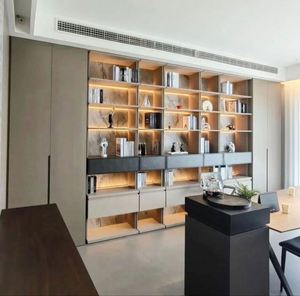 ชั้นวางหนังสือและชั้นวางหนังสือไม้เฟอร์นิเจอร์ในบ้าน - Product Image 2