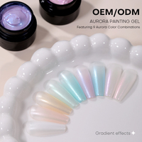 Fournitures professionnelles en gros pour salons de manucure : Gel à ongles longue tenue, sans TPO, sans HEMA, pour French manucure DIY et peinture sur ongles, marque privée