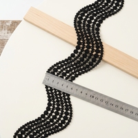 Dentelle soluble dans l'eau à pois ondulés en forme de S de 6 cm, ruban de dentelle géométrique à pois creux, pour la décoration des cols de robes et des ourlets de jupes