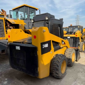 Cat 246D 95% New Original Caterpillar Cat 246D Secondhand Mini Skid Steer Loader Cheap Price Used 4x4 <b>Wheel</b> Drive <b>Small</b> Loader - Product Image 3