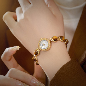 Montre pour femme BS FA1805, montre-bracelet à quartz étanche, bracelet en perles de luxe, montre vintage pour femme - Product Image 3