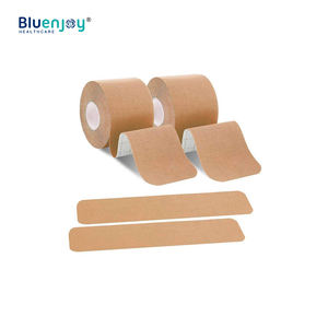 BLUENJOY Totalmente Certificado de alta calidad de algodón impermeable hipoalergénico precortado Kinesiología Kynesio <span class=keywords><strong>Kine</strong></span> SiO Sports Muscle Tape - Product Image 1