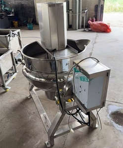 Mélangeur de confiture d'agitation électrique commerciale marmites de cuisson bouilloire de cuiseur de sauce 100L avec agitateur - Product Image 5