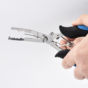 Pince à bec courbé pour leurres <span class=keywords><strong>de</strong></span> pêche, outil pour anneaux brisés, extracteur d'hameçons, coupe-<span class=keywords><strong>ligne</strong></span>, Alicates Pesca, pour la pêche en bord <span class=keywords><strong>de</strong></span> mer, en lac, en bateau, en kayak, sacs <span class=keywords><strong>de</strong></span> pêche - Product Image 3