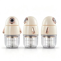 Draagbare glazen blender voor babyvoeding met laag geluidsniveau, multifunctioneel voor pureeren, roeren & malen