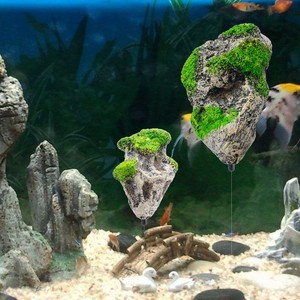 PKY - Decoración de Acuario con Piedra Artificial Flotante Suspendida, Decoración para Pecera - Product Image 1