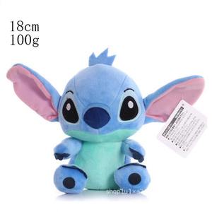 Oso de Peluche <span class=keywords><strong>Kawaii</strong></span> de 8 Pulgadas de Mickey, Lilo y Stitch, Relleno de Algodón PP, Muñeco de Trapo para Alivio del Estrés, para Comercio Transfronterizo - Product Image 2
