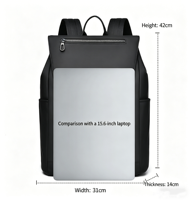 Sac à dos pour ordinateur portable, imperméable, personnalisé avec logo, pour voyages d'affaires et activités de plein air