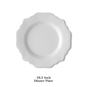 Set di Piatti in Porcellana Bone China Personalizzati di Alta Qualità, Piatti Decorativi a Forma di Girasole, Piatti Bianchi in Ceramica per Casa, Matrimoni ed Eventi - Product Image 3