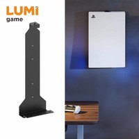 GMA01-PS01 10kg Stalen PS5 Wandbevestiging Game Console Houder PlayStation 5 Wandbeugel geventileerd voor Gaming Opslag Accessoires