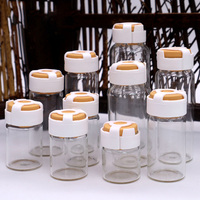 Emballage cosmétique, flacons en verre transparent de 3 ml, 5 ml, 6 ml, 7 ml, 8 ml, 10 ml, 15 ml, 20 ml, 30 ml, ampoules en verre