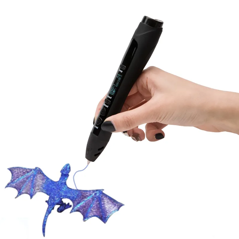 High Quality Low Temperature Light Newest Potable Printing OLED Display 3D Pen