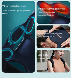 Ceinture de massage chauffante et vibrante pour soulager les douleurs dorsales chez les femmes et les hommes, correcteur de posture pour le dos, pour une utilisation corporelle - Product Image 3