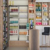 Vitrine de pharmacie en bois, présentoir verrouillable pour pharmacie, comptoir de pharmacie moderne, design intérieur de magasin médical