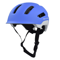 Casque de flash d'avertissement à DEL personnalisé OEM avec lumière Casque d'escooter avec feu arrière rechargeable USB Casques de vélo certifiés